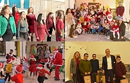 El Ele Kreşi ile LTB Dayanışma Merkezi’nde eğitim gören çocuk ve gençler için yeni yıl etkinliği düzenlendi