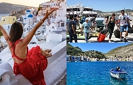 Geçtiğimiz yıl içinde Türkiye'den Yunan adalarına bir milyon 119 bin Türk turistin gittiği açıklandı