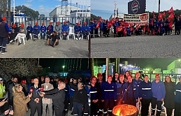 EKTAM Kıbrıs LTD çalışanlarının başlattığı grev sürerken, 13 kişi işten çıkarıldı, gerginlik daha da arttı