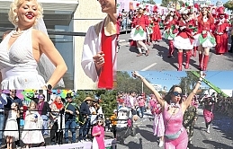 Limasol Karnavalı, 35 binden fazla kişinin katıldığı görkemli kortejle sona erdi