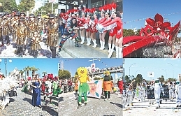 Trodos’ta kar bitti, Kıbrıslı Türkler bu kez Limasol Karnavalı’na akın etti