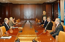 Cumhurbaşkanı Erhürman, BM Genel Sekreteri Guterres ile görüştü