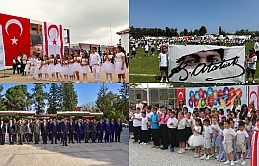 Ulu Önder Atatürk’ün tüm dünya çocuklarına armağan ettiği bayram, KKTC’de de kutlandı