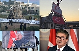 Paskalya kutlamaları sırasında Türkiye ve KKTC bayrakları yakıldı; Öztürkler ve Üstel sert tepki verdi