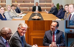 Cumhurbaşkanı Erhürman ile görüşen BM Genel Sekreter Yardımcısı Jean-Pierre Lacroix, ara bölgede huzurun korunmasını istedi 