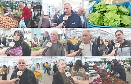 Çarşamba Pazarı’nda asma yaprağının kilosu bin 200 liradan satıldı