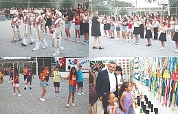 Ağırdağ- Dağyolu İlkokulu’nda 5’inci sınıfı tamamlayan öğrenciler için düzenlenen tören renkli etkinliklere sahne oldu