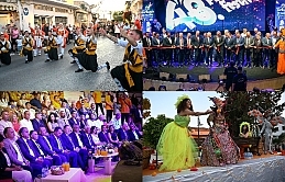 Güzelyurt Portakal Festivali kortej yürüyüşü ve halk dansları gösterisiyle başladı