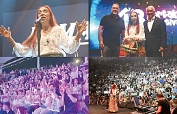 Leman Sam, Güzelyurt Portakal Festivali'nde sahne aldı