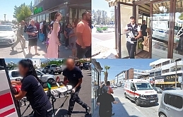 Eski sevgilisini takip ederek süpermarkete girdi; defalarca bıçakladıktan sonra kendi boğazını keserek hayatını sonlandırmak istedi