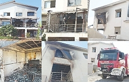 Balkonda koltuk üzerinde unutulan çakmak güneş altında aşırı ısınınca yangına yol açtı