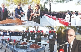 40 günlük Seldem Ali Osman ile 16 aylık Betül Arnavut’un da bulunduğu 15 Şehit Atlılar’da düzenlenen devlet töreniyle toprağa verildi