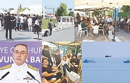 Girne açıklarında batan gemide kaybolan 18 kişiyi arama çalışmaları sürüyor