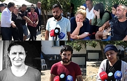 Acılı ailelerin, Girne Turizm Limanı’nda kurulan çadırın altında bekleyişleri devam ediyor