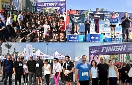 Girne Yarı Maratonu 2026, bu yıl deniz faciası mağdurlarına destek olmak amacıyla gerçekleştirildi