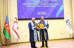 Fahri doktora  ünvanı verildi