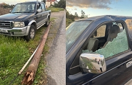 Tavan çöktü, cam kırıldı