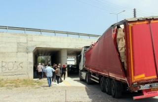 Gönyeli tünelini geçemedi