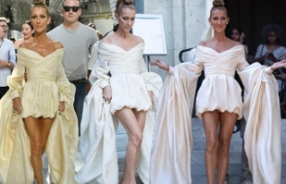 Celine Dion, Paris Couture Haftası’ndaki stiliyle...