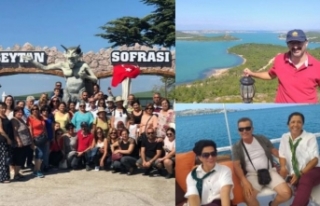 Turizm Derneğinin düzenlediği gezi büyük ilgi...