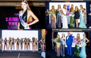 ‘International Top Model Of North Cyprus’ yarışmasında...