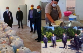 Şehit Hüseyin Ruso Ortaokulu İdaresi, gıda paketleri...