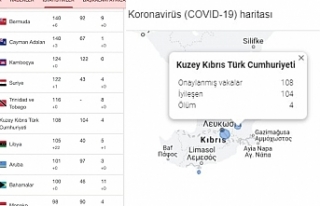 Google, KKTC’yi Covid-19 haritasına kaydetti