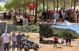 YDP’li gençler temizlik yaptı