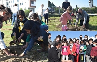 Göçmenköy Taşkınköy Kültür Derneği fidan...