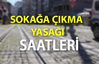 SOKAĞA ÇIKMA YASAĞI İLAN EDİLDİ.!