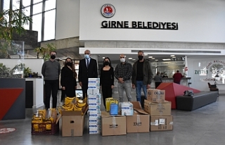 Antalya’dan Girne’ye  yardım eli uzatıldı