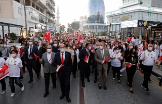 Lefkoşa aydınlandı