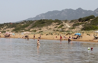 Plajlar doldu