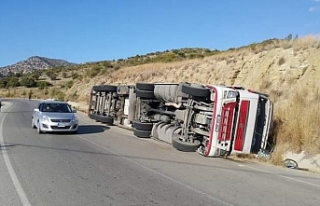 Sürücü hafif yaralandı