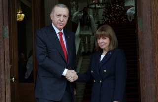 Erdoğan - Sakelaropulu görüşmesinde karşılıklı...