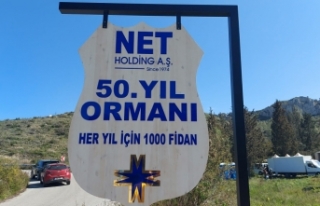 NET HOLDİNG 50. YIL ORMANI İÇİN FİDAN DİKİM...