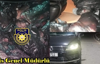 Bagaja sakladı