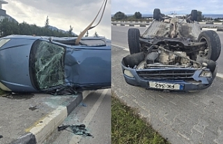 Burnu dahi kanamadı