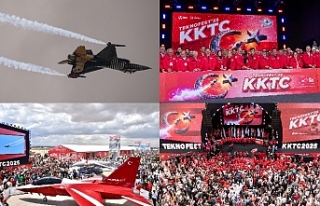 Türk Yıldızları  coşkuyla alkışlandı