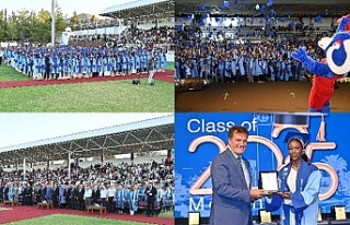 Mezuniyet coşkusu yaşandı