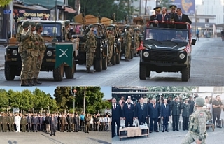 Şehitler saygıyla anıldı