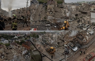 Şehir harabeye döndü