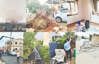 Hortum ve kasırga korkuttu