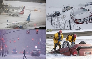 Kar ve fırtına  hayatı felç etti