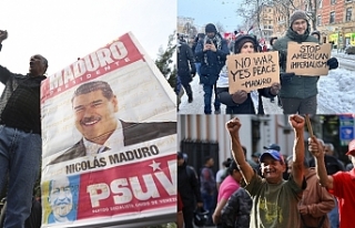 Maduro’nun destekçileri protesto gösterisi düzenledi