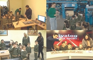 Minikler medya dünyasını tanıdı