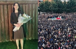 Gözyaşlarıyla veda