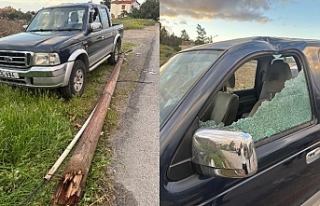 Tavan çöktü, cam kırıldı