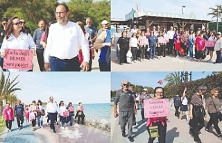 Yürüyüş düzenlendi