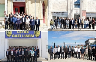 Lefke’yi ziyaret etti